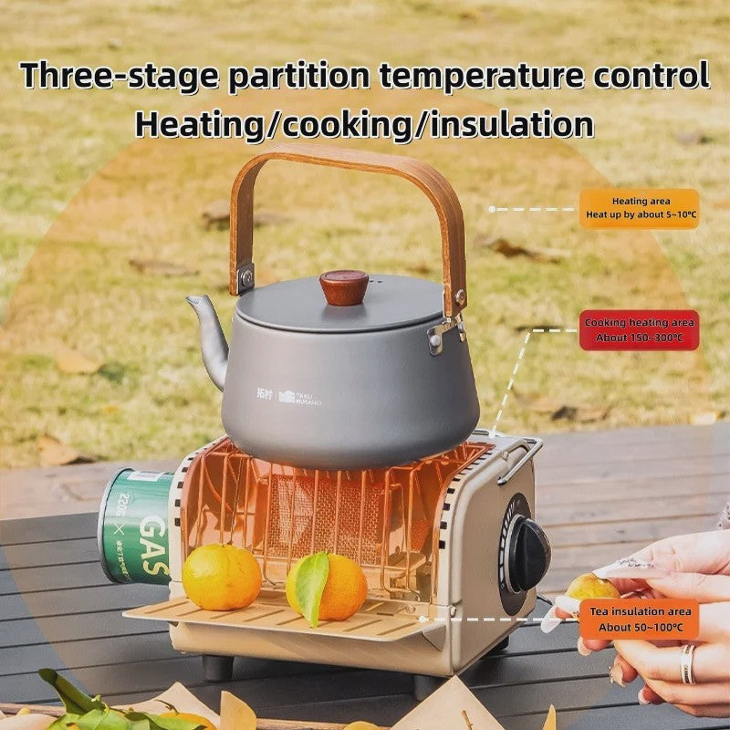 Compacte Draagbare Camping Gas Kachel & Verwarming - Multifunctioneel