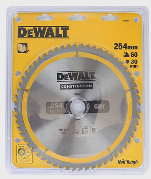 DEWALT Hardmetalen Zaagbladen voor Hout - 216/254/305MM - 40/60/80T