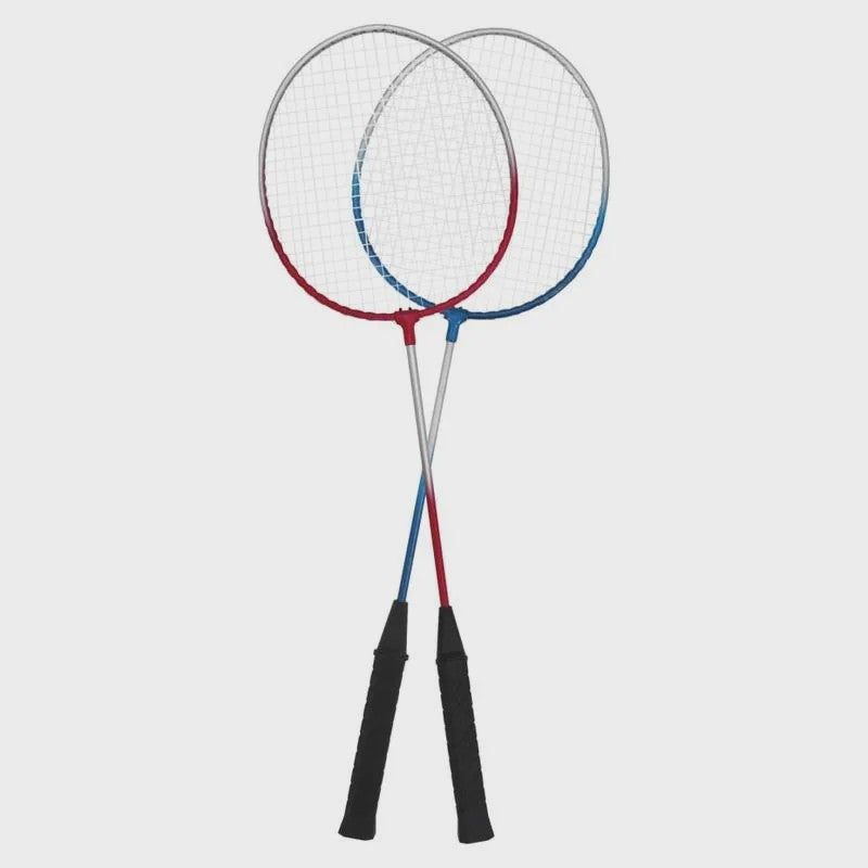 Draagbare Badminton Set met Net, 4 Rackets en Draagtas - Ideaal voor Buiten en Binnen