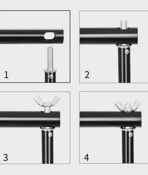 Professionele Achtergrond Stand Set (2x2M, 2x3M, 2.6x3M) - Draagbaar & Duurzaam