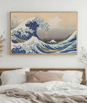 Iconische Japanse 'De Grote Golf van Kanagawa' Canvas Poster met Fuji - Vintage Muurkunst