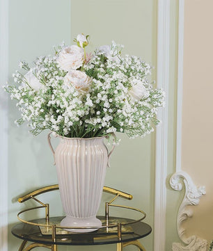 Kunst Gipsenkruid Bloemen (Gypsophila) - 63cm - Decoratie voor Bruiloft, Feest & Huis