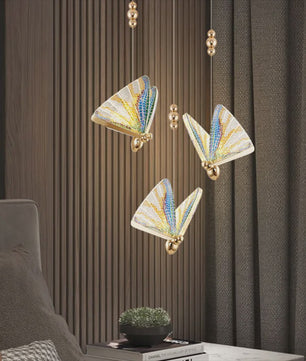Luxe Vlinder Hanglamp - Moderne LED Plafondlamp voor Slaapkamer & Woonkamer