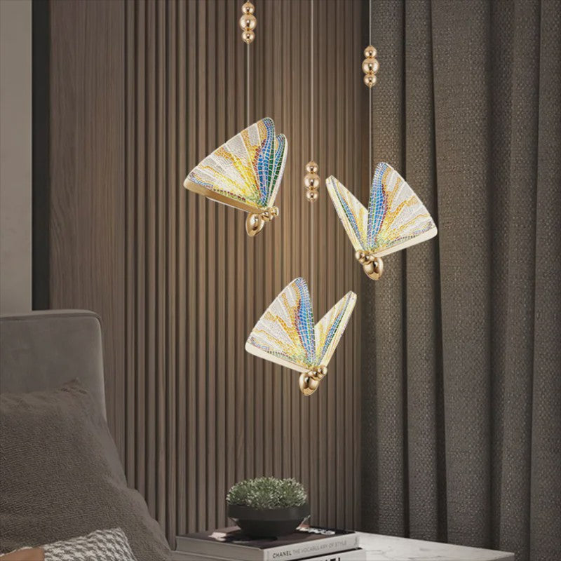 Luxe Vlinder Hanglamp - Moderne LED Plafondlamp voor Slaapkamer & Woonkamer