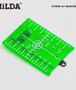 HILDA Laser Richtplaat Groen/Rood - Verticale/Horizontale Lijn Laser Target Bord