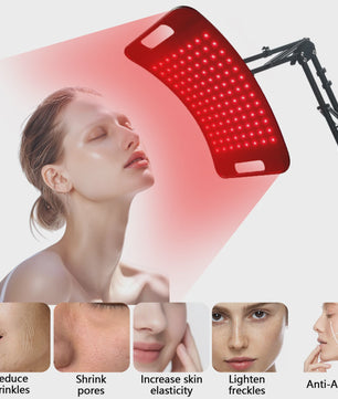Professionele Roodlichttherapie Lamp 660nm & 850nm met Verstelbare Standaard