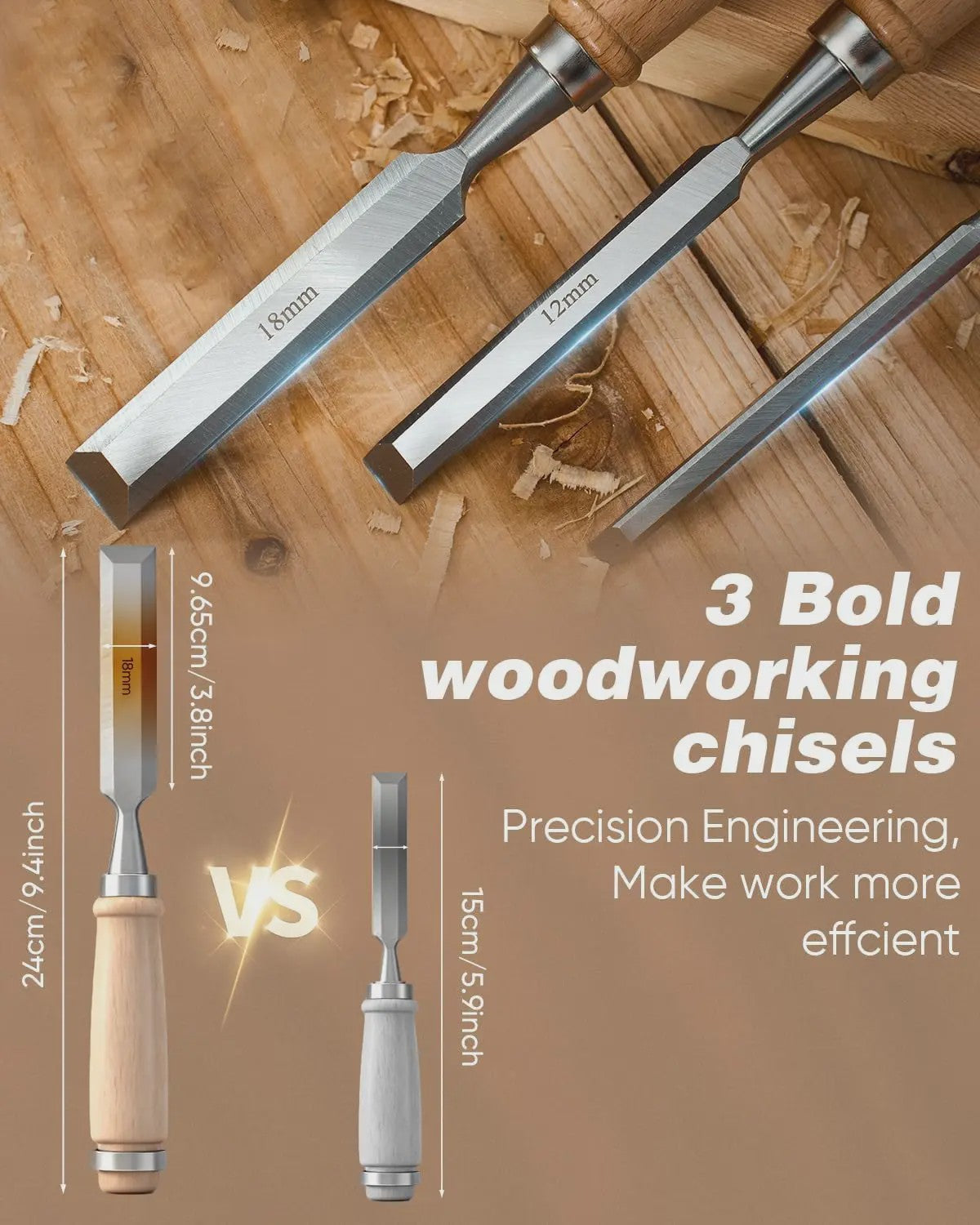 Compleet Houtsnijgereedschap Set (25 Delig) - Ideaal voor Beginners en Hobbyisten