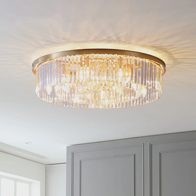 Luxe Kristallen Plafondlamp - Nordic Design LED Kroonluchter voor Woonkamer & Slaapkamer