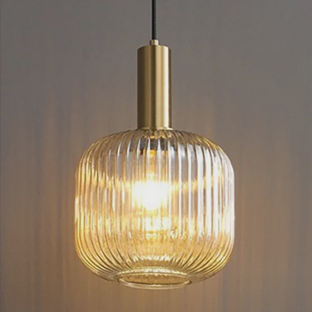 Glazen Hanglamp Smoke Grey E27 - Sfeervolle Verlichting voor Keuken, Eetkamer & Woonkamer
