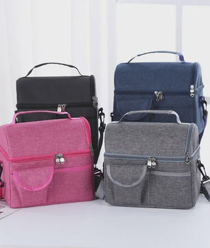 Herbruikbare Geïsoleerde Lunchtas - Thermisch, Waterdicht & 8L Capaciteit voor Mannen en Vrouwen