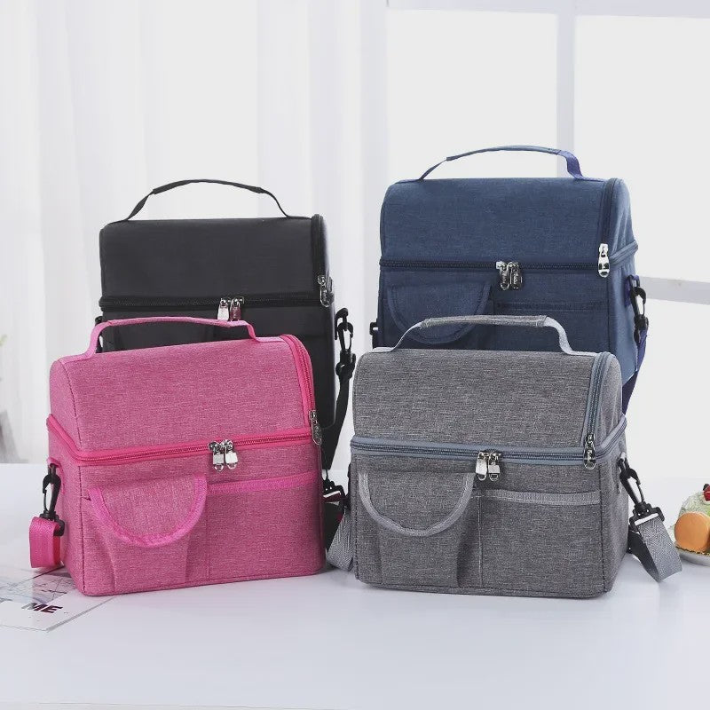 Herbruikbare Geïsoleerde Lunchtas - Thermisch, Waterdicht & 8L Capaciteit voor Mannen en Vrouwen
