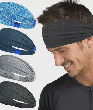 Zachte Elastische Sport Hoofdbanden voor Dames & Heren - Ideaal voor Yoga, Fitness en Buitenactiviteiten