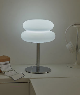 Nordic Mushroom Tafellamp - Bauhaus Design met 9-Niveaus Dimbaar Sfeerlicht