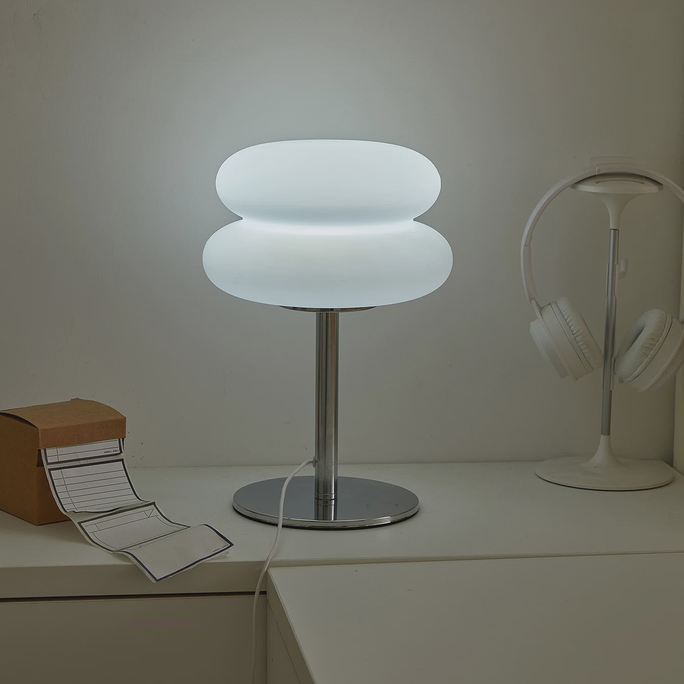 Nordic Mushroom Tafellamp - Bauhaus Design met 9-Niveaus Dimbaar Sfeerlicht