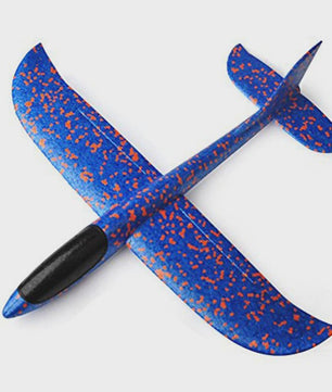 49cm Schuim Vliegtuig - Handgooi Vlieger Model voor Buitenplezier & Cadeau voor Kinderen