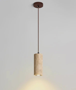 Retro Travertin Hanglamp - Sfeervolle Verlichting voor Slaapkamer, Woonkamer & Bar