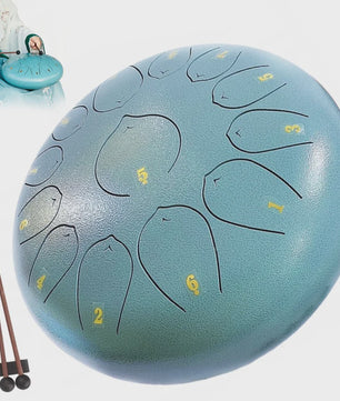 Professionele Steel Tongue Drum 13 Noten - Muziekinstrument voor Ontspanning en Yoga