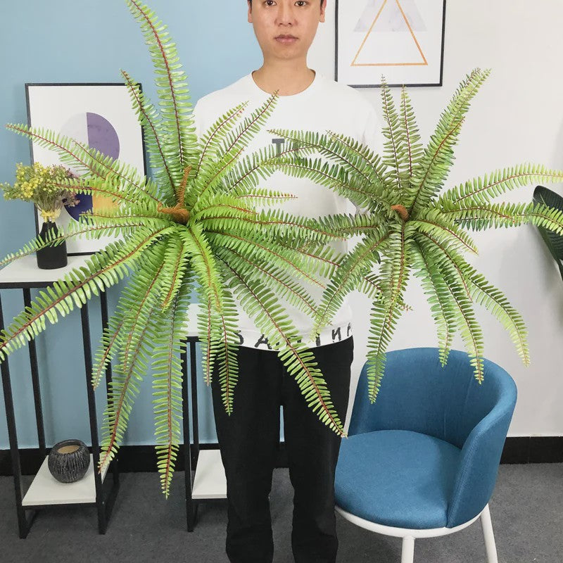 Grote Kunstplant Varen Tropische Palm 50/65cm - Hangend en Vallende Bladeren