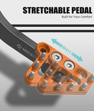 CNC Rempedaal Lever voor KTM 690 Enduro R/SMC R, Husqvarna 701 & GasGas 700