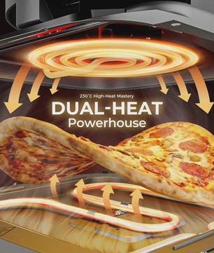 Veelzijdige 11-in-1 Pizzaoven & Airfryer - Perfect voor 12-inch Pizza's