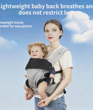 Verstelbare Baby Draagzak met Lendesteun en Ademende Heupzitting - Comfortabel Dragen & Reizen