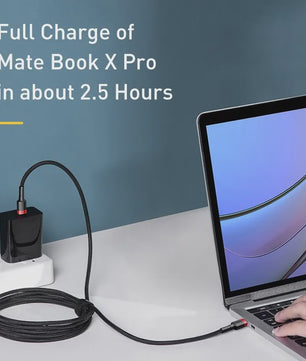 Baseus USB-C naar USB-C Kabel 100W PD Snellader - Geschikt voor iPhone, MacBook, Samsung & Xiaomi