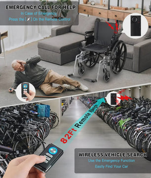 Draadloos Anti-diefstal Alarm 110 dB voor Fiets & Motor met Afstandsbediening