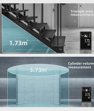 MILESEEY D9 Laser Afstandsmeter: Multifunctioneel met Wiel, Spraakuitvoer & Bluetooth