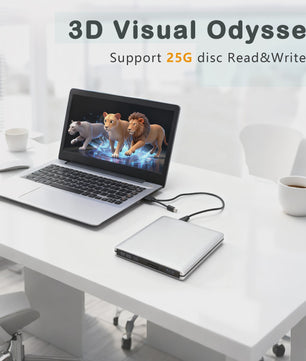 Externe Blu-ray Brander & DVD/CD Brander - USB 3.0 - Lees/Schrijf CD/DVD/BD