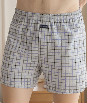 Plus Size Katoenen Boxershorts voor Heren - Ruimvallend, Hoge Taille, Ademend - Maten M-3XL