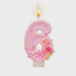 Roze Flamingo Nummer Kaarsjes - Verjaardag, Feest & Decoratie