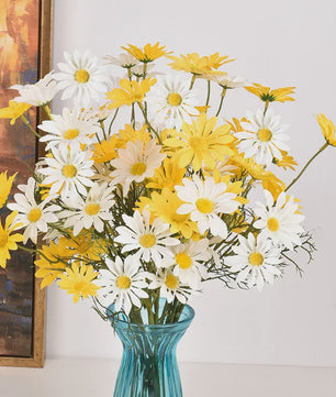 Kunstboeket Margrieten (3/5/10 stuks) - Zijde Kunstbloemen voor Decoratie