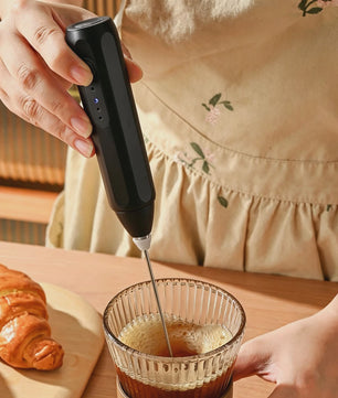 Elektrische Melkopschuimer met 3 Snelheden - USB Oplaadbaar Handheld Klopper