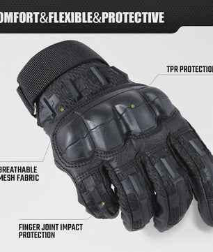 Tactische Outdoor Handschoenen met Touchscreen & Harde Shell Bescherming