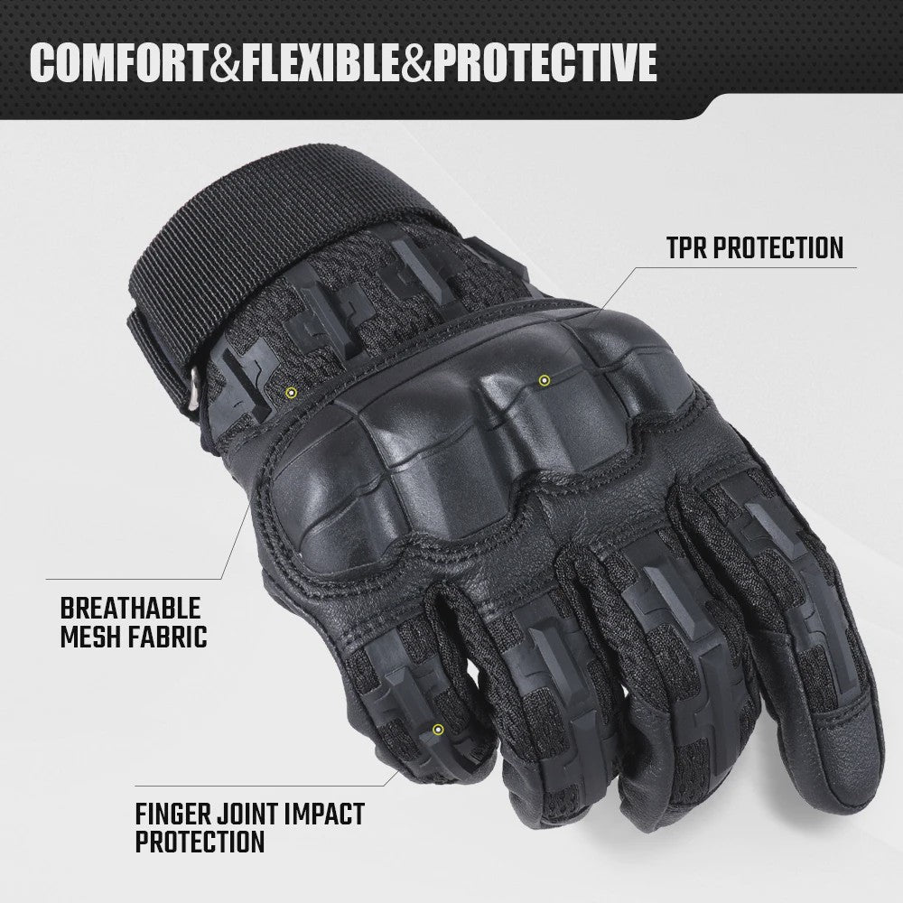 Tactische Outdoor Handschoenen met Touchscreen & Harde Shell Bescherming