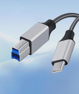 USB-C naar USB 3.0 Type B Printerkabel - 0.5m tot 3m - Data Adapter voor HP, Canon, Epson