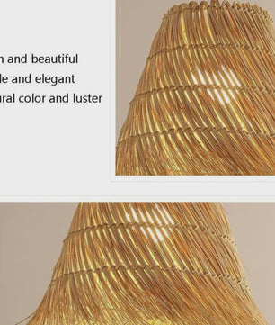 Sfeervolle Rotan Hanglamp 50cm - Natuurlijke Woonkamer & Slaapkamer Verlichting