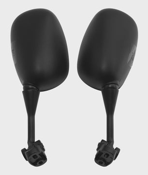 Set Zwarte Motor Achteruitkijkspiegels voor Honda CBR & Hyosung Modellen