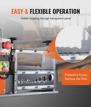 Professionele Elektrische Kabelstripper - 750W, 1.5-32mm, 10 Kanalen voor Koper Recycling