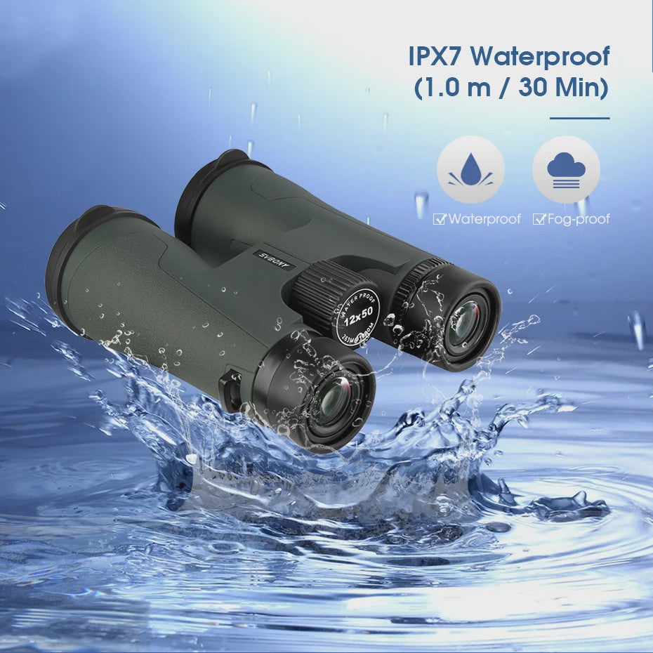 SVBONY SA203 Verrekijker 12x50 - Professioneel, Waterdicht (IPX7) voor Vogelspotten & Sterrenkijken