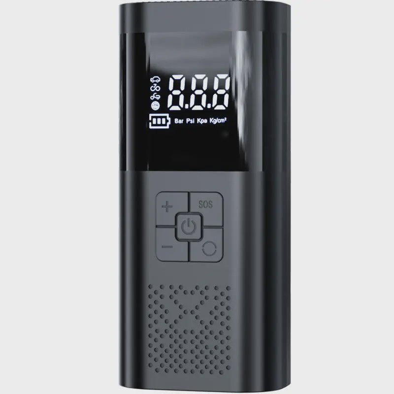 Draadloze Draagbare Bandenpomp met Drukmeter - Compacte Luchtcompressor voor Auto, Fiets & Meer