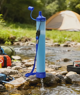 Persoonlijk Waterfilter Rietje - Outdoor Waterzuiveraar voor Kamperen, Wandelen en Noodsituaties