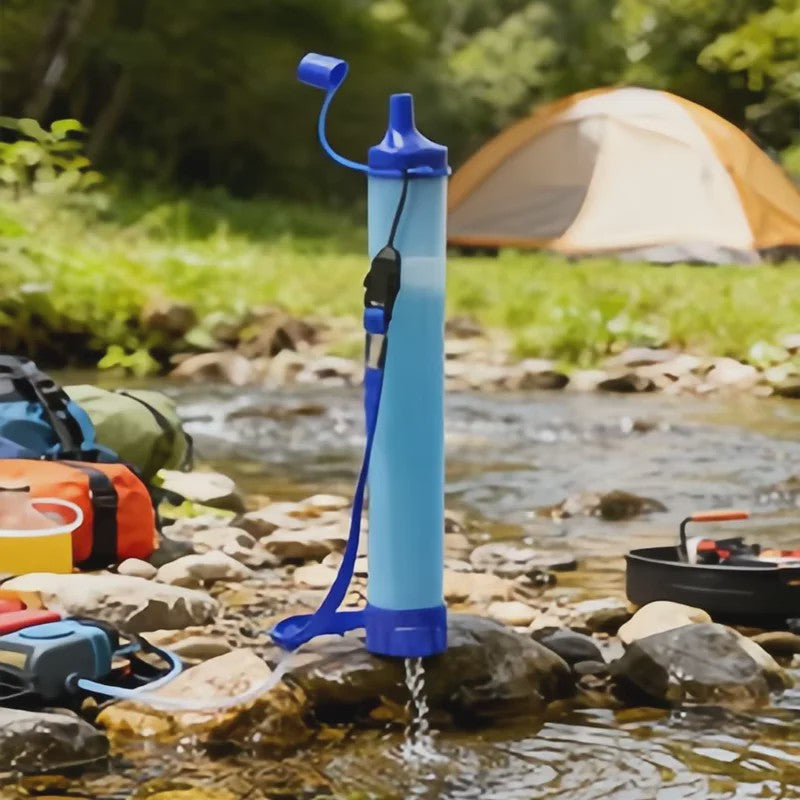 Persoonlijk Waterfilter Rietje - Outdoor Waterzuiveraar voor Kamperen, Wandelen en Noodsituaties