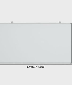 Magnetisch Whiteboard 100x50cm met Aluminium Frame - Modern Design