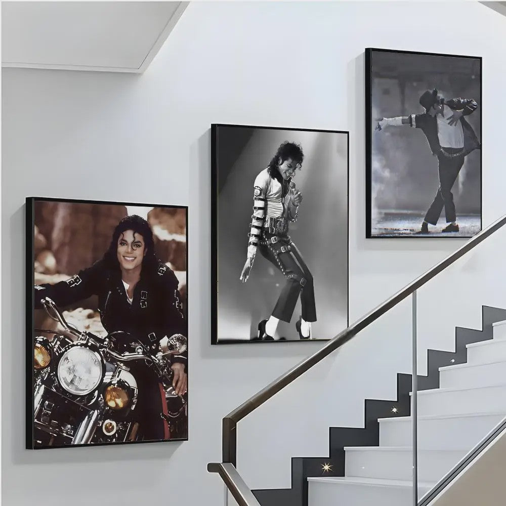 Iconische Michael Jackson Poster - Retro Muziek Kunst Decoratie