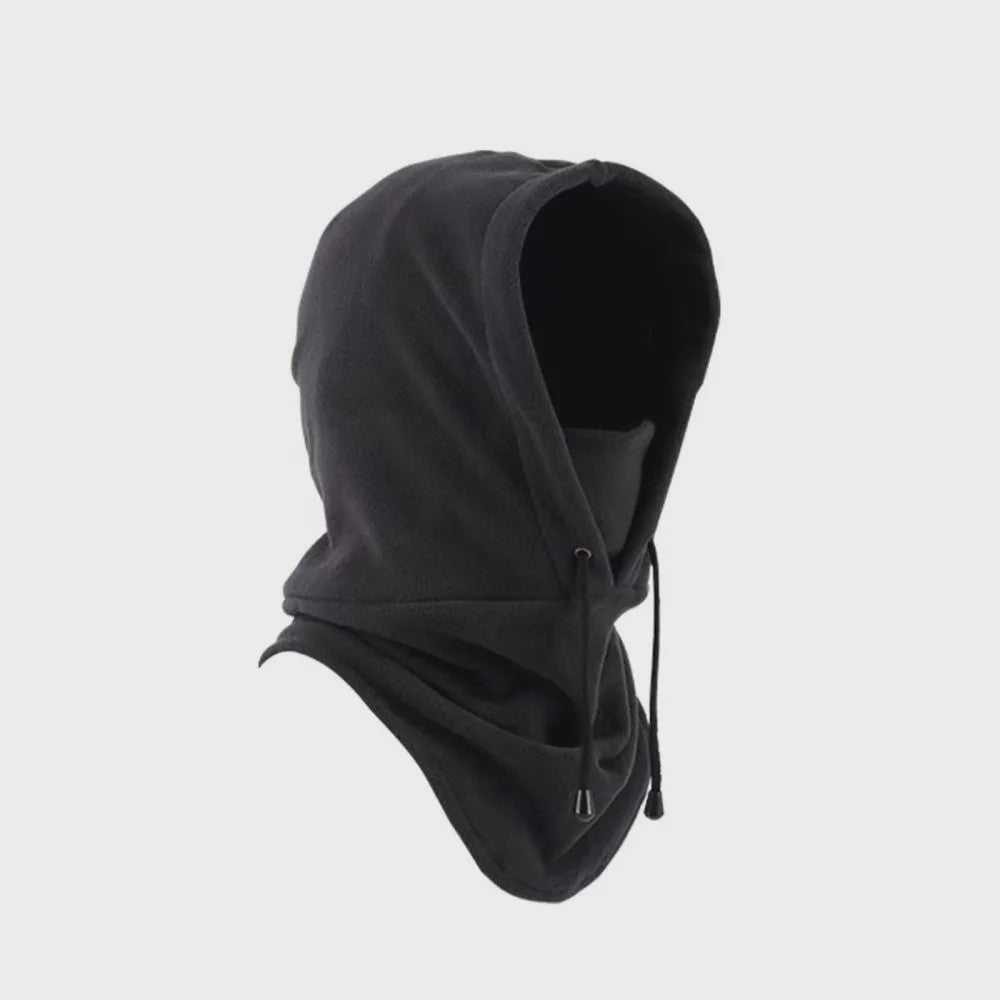 Unisex Winter Balaclava met Capuchon - Winddicht Fleece Masker met Trekkoord voor Motorrijders en Koude Dagen