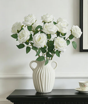 Set van 5 of 10 Kunst Rozen (50cm) - Realistische Nepbloemen voor Decoratie