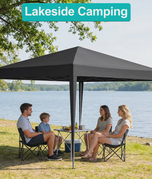 3x3m Pop-Up Gazebo Partytent - Waterdicht, UV-beschermend & Draagbaar
