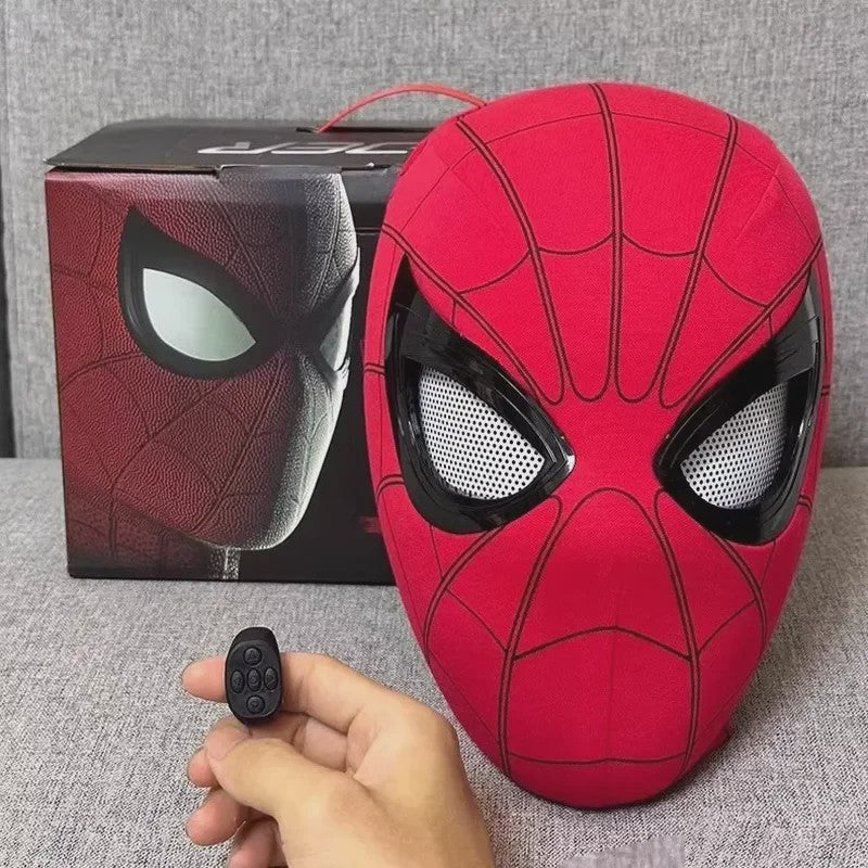 Miles Morales Spider-Man Masker met Bewegende Ogen - 1:1 Schaal Cosplay & Cadeau