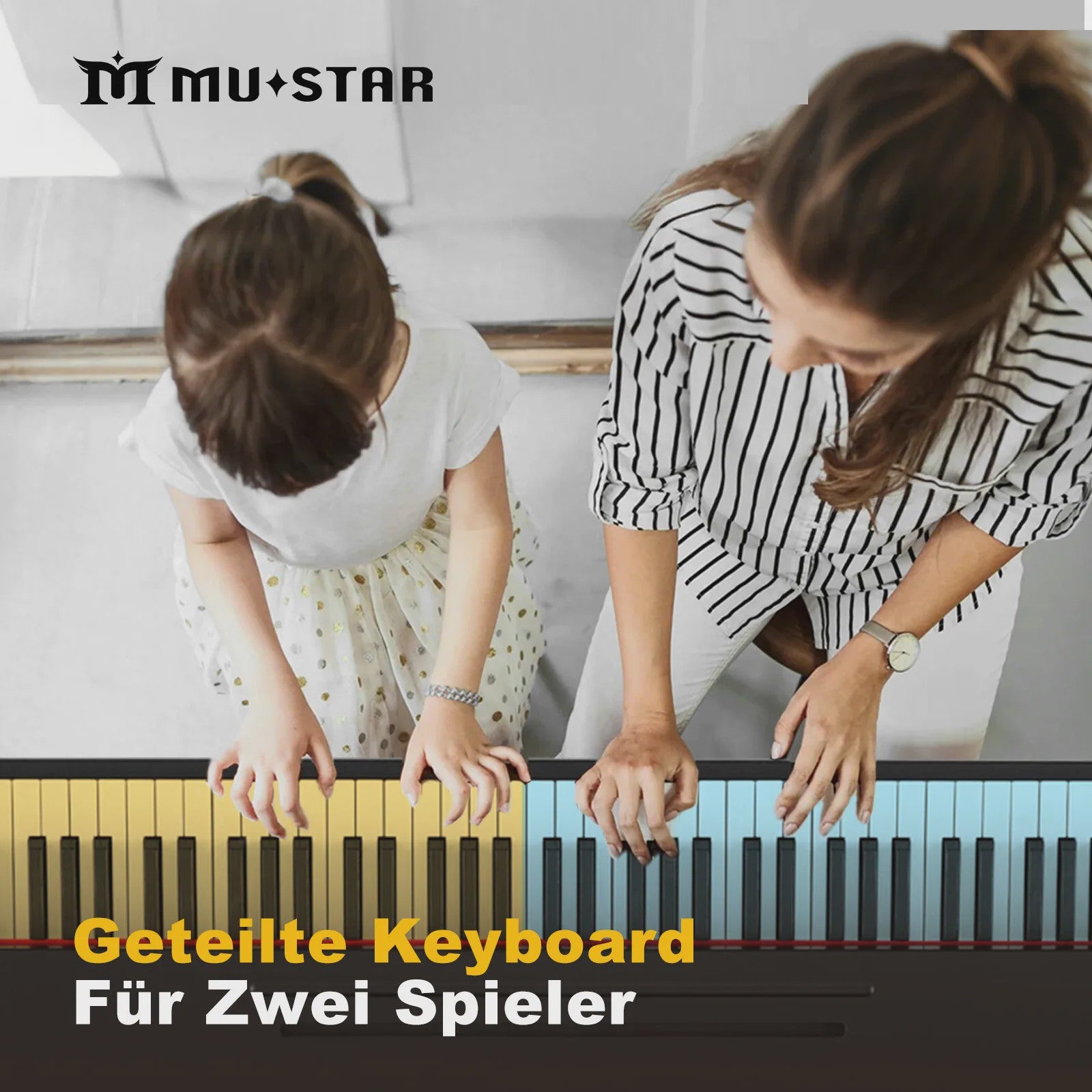Digitale Piano 88 Toetsen met Hamer Mechaniek, 3 Pedalen en MIDI-USB